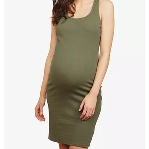 Motherhood Maternity Ribbed Sheath Dress